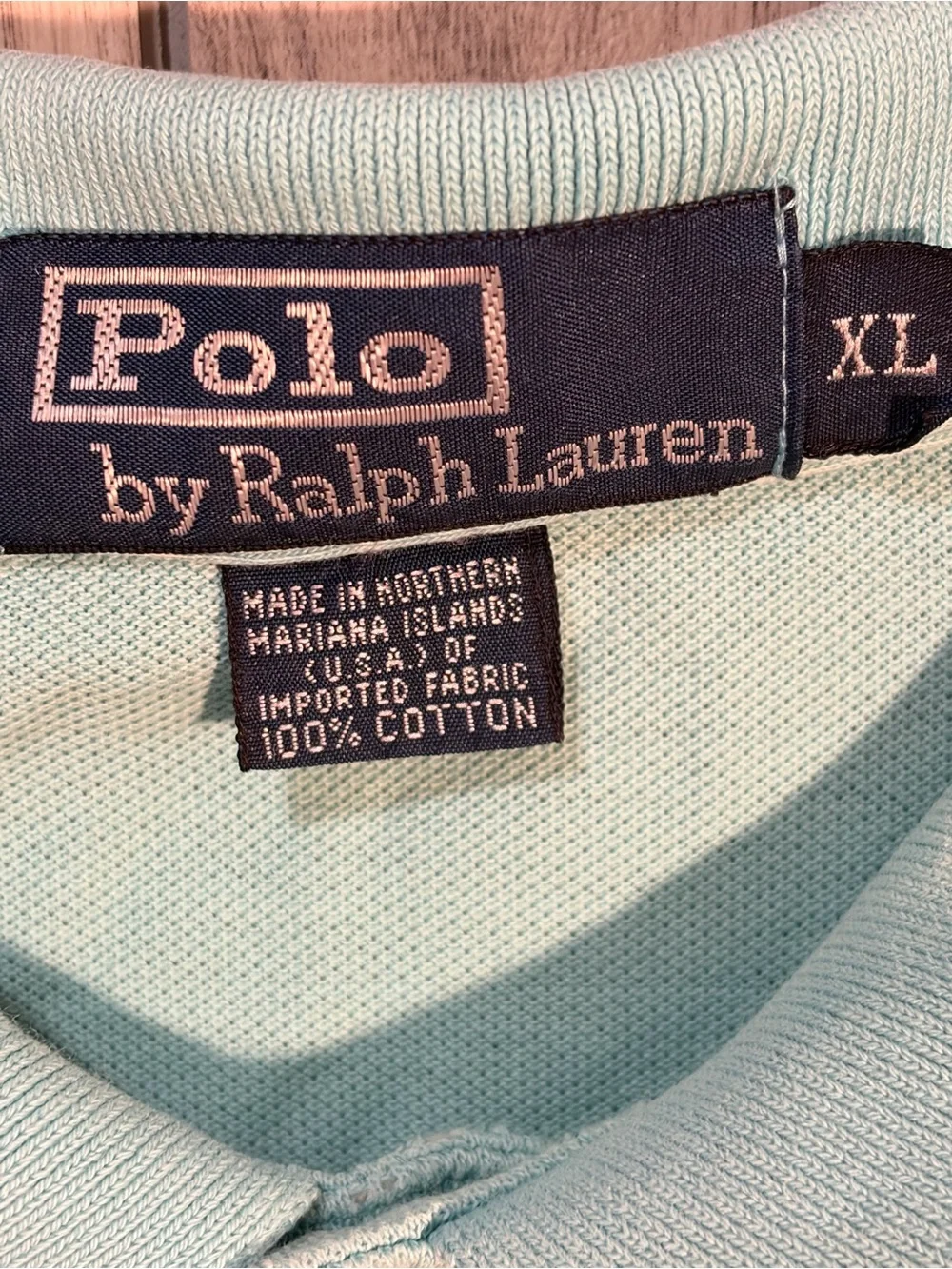 Polo by Ralph Lauren Men's Mint Green Polo XL Shirt